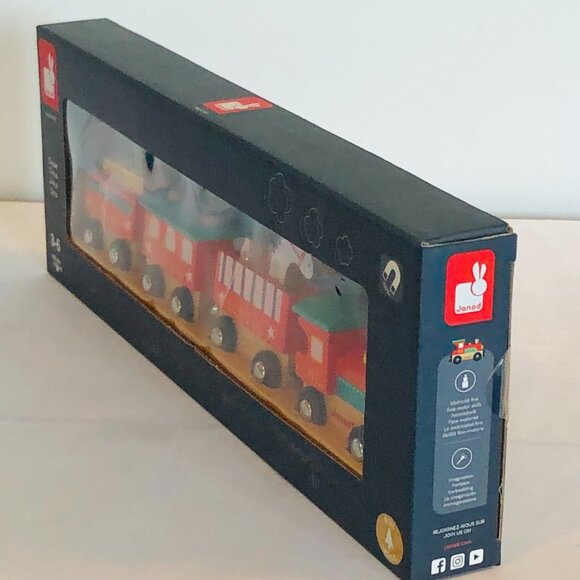 Janod  Circus  Wooden Train Connecting w/ Magnetic Connector Brand New Sealed - Picture 6 of 8